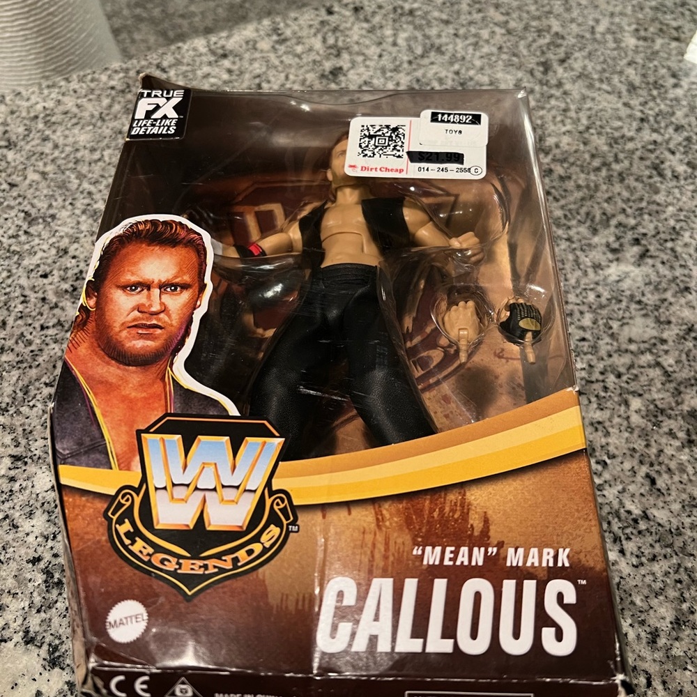 NWT Mark Callous The Undertaker WWE Action Figure